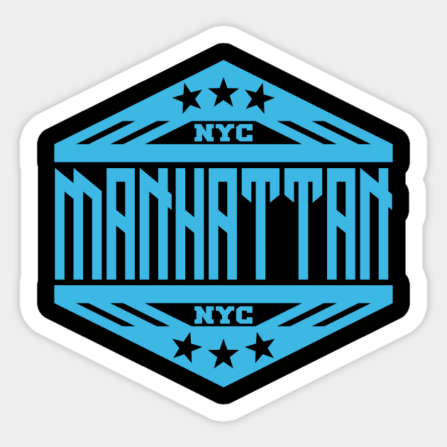 Manhattan Sticker by colorsplash